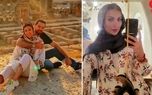سلفی زیبا و شیک همسر بهرام رادان در ماشین / حاشیه جدید زوج عاشق چیست؟